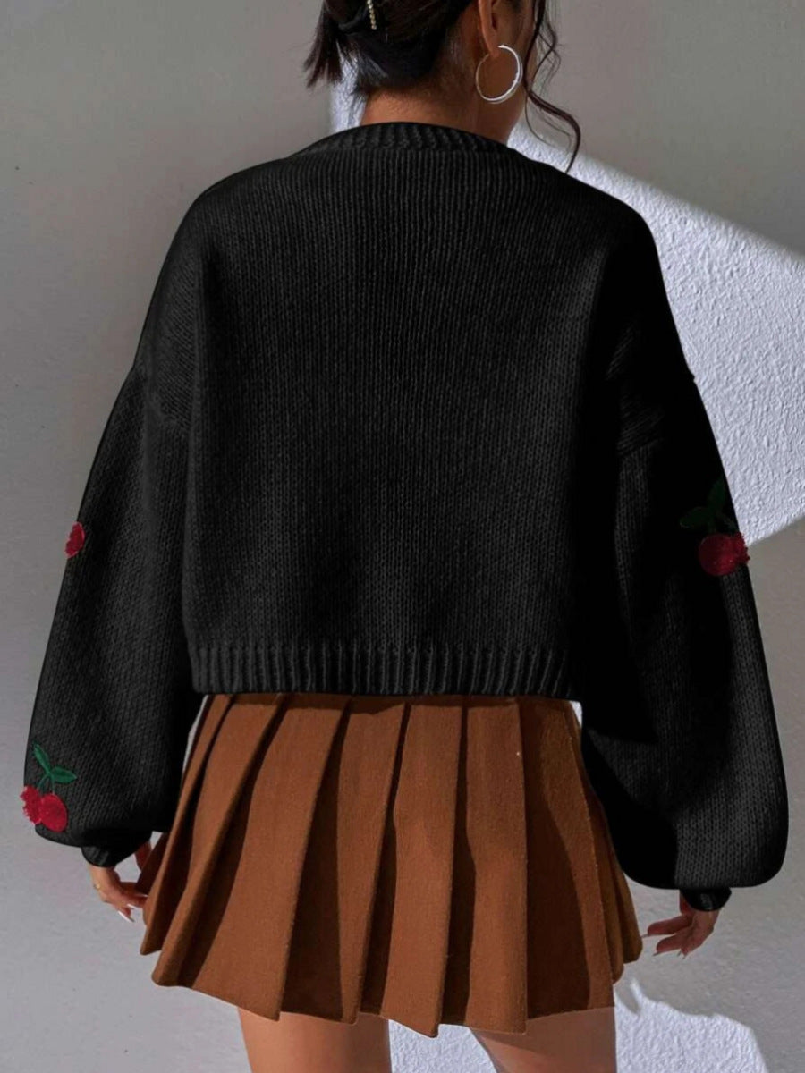 Outerwear Loose Casual Knitted Cardigan