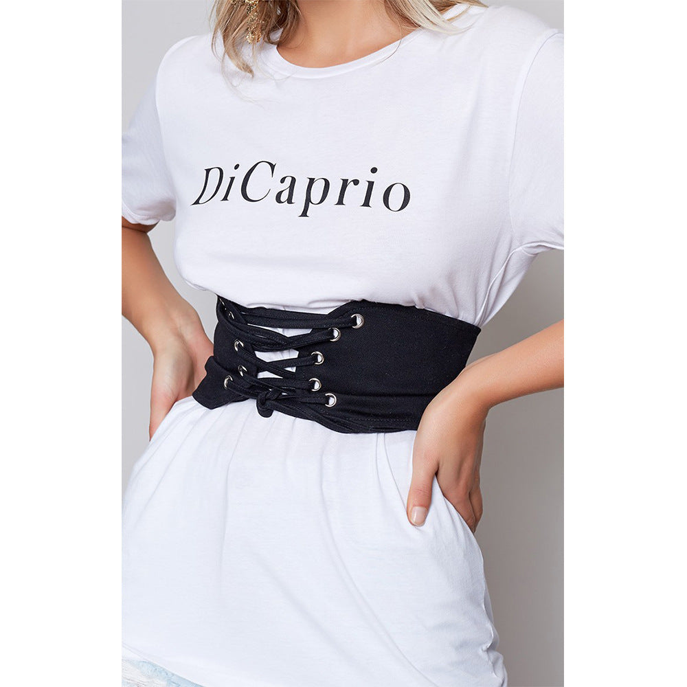 Trendy Clothing Accessories Knitted Pure Color Tied Belt