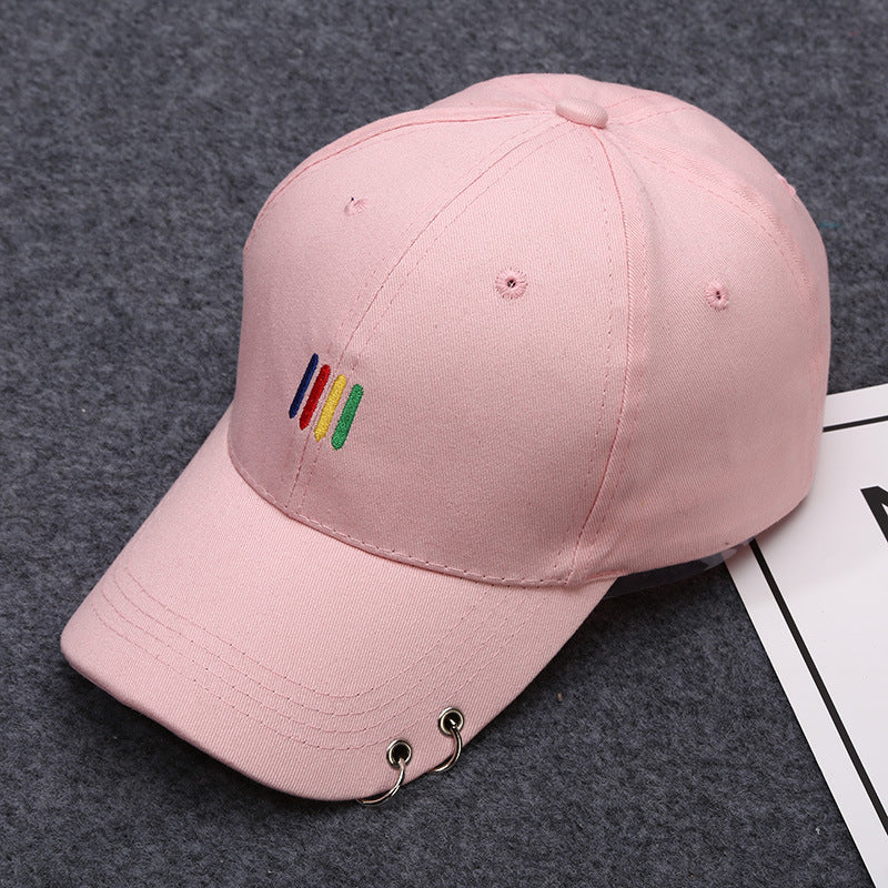 In the autumn of 2021 new Korean male adult baseball cap hat hoop outdoor clothing accessories supply peaked cap hat