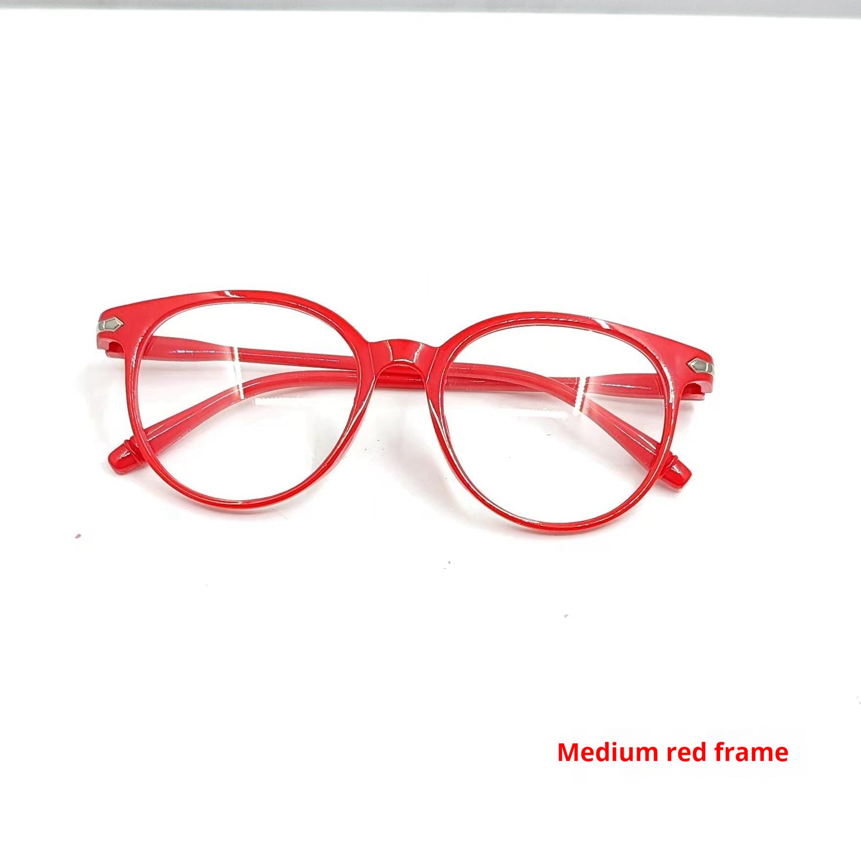 Women's Simple Solid Color Large Frame Glasses Accessories