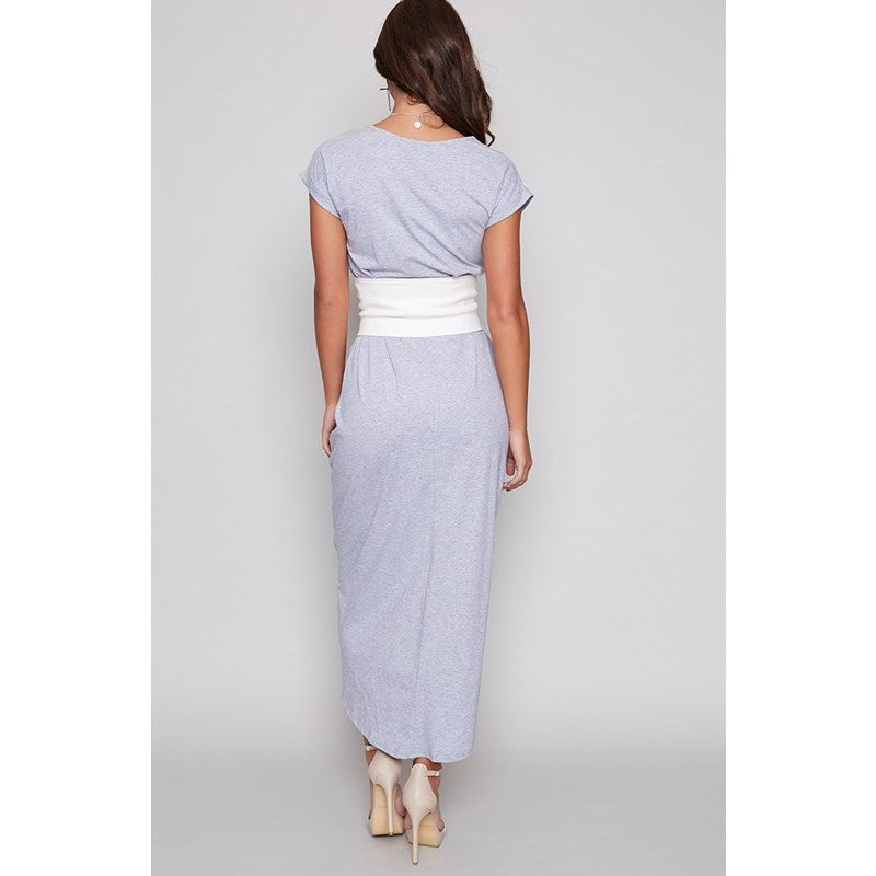 Trendy Clothing Accessories Knitted Pure Color Tied Belt