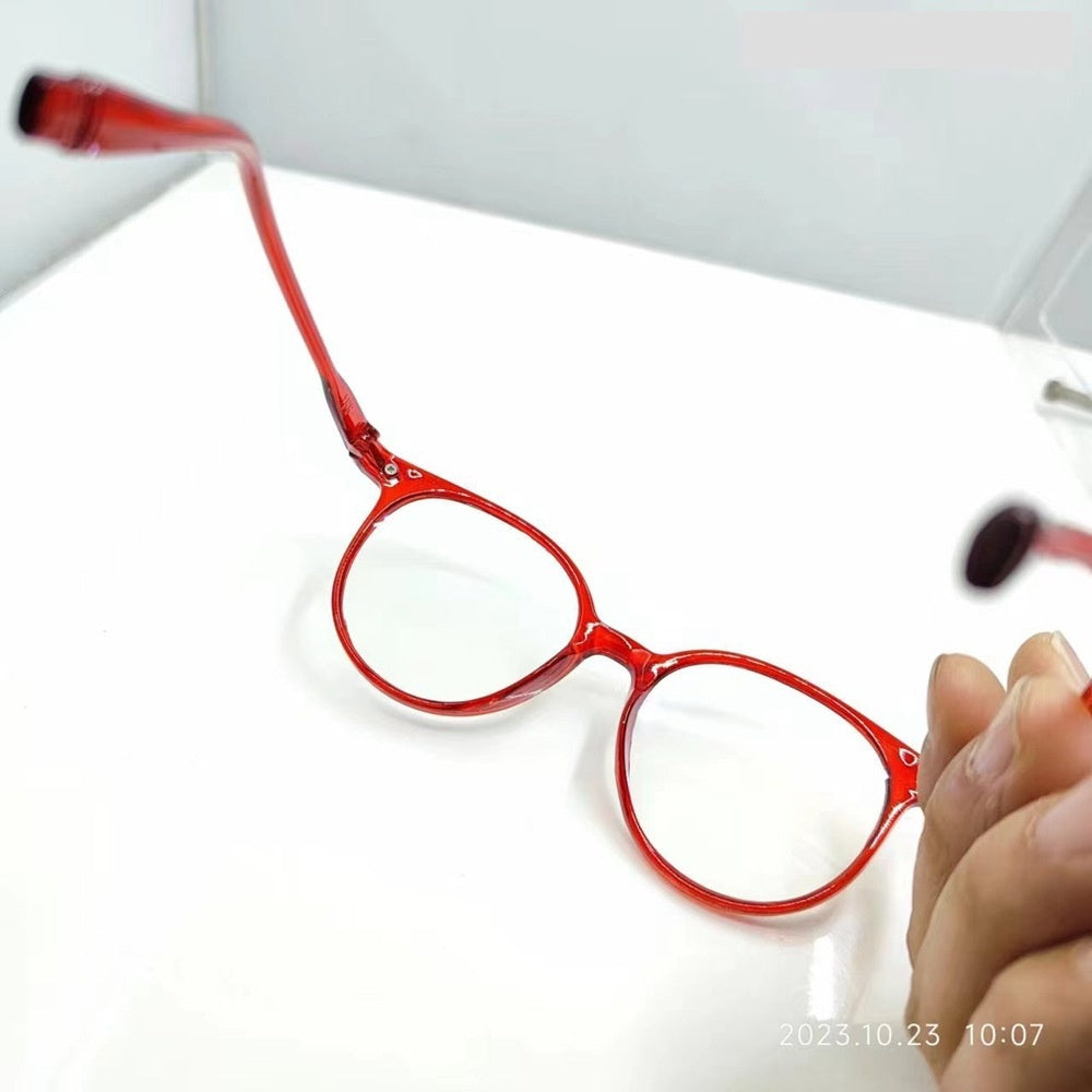 Women's Simple Solid Color Large Frame Glasses Accessories